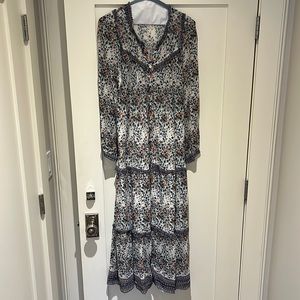 Sea tiered maxi dress